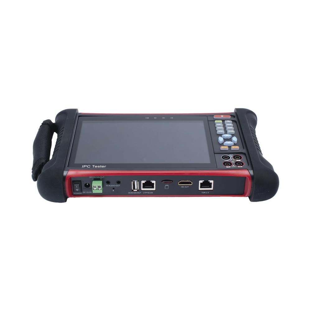 Android Video Tester with 7" LCD Screen for IP ONVIF / HD-TVI 8MP (TurboHD) / Analog, ONVIF, Wi-Fi, IP Scanner, Wi-Fi, HDMI Input/Optical Power Meter