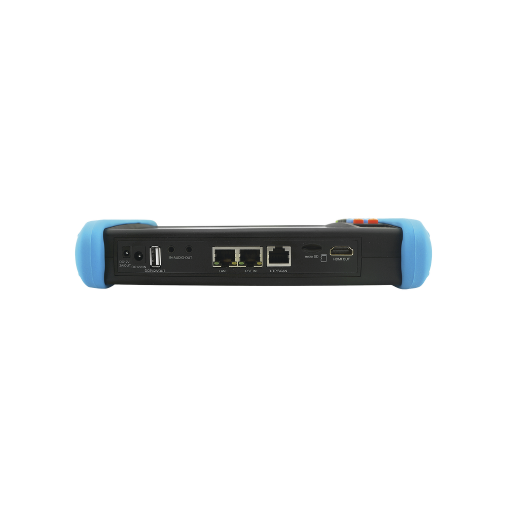 Android Video Tester with 7" LCD Screen for IP ONVIF / HD-TVI (8MP), HD-CVI (8MP) and AHD (5MP) / Wi-Fi, IP Scanner, Wi-Fi, HDMI input
