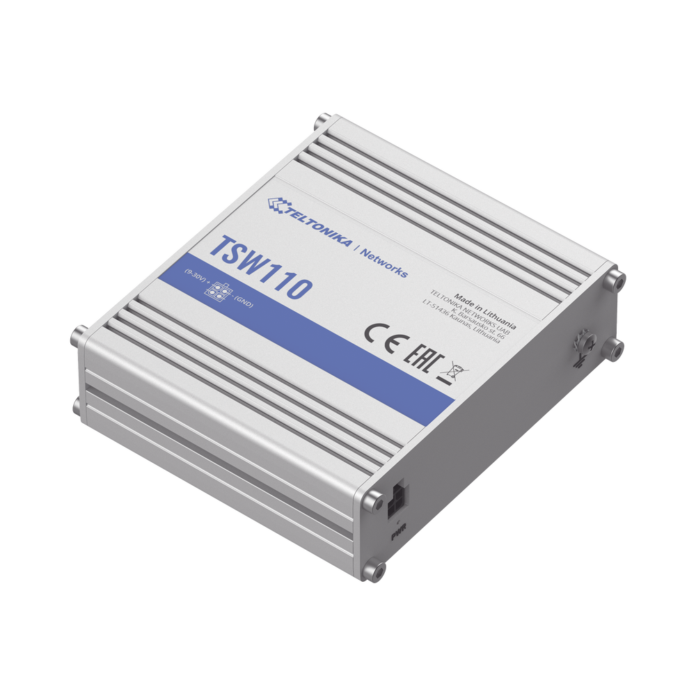 Non-Manageable Industrial Switch 5 Gigabit ports