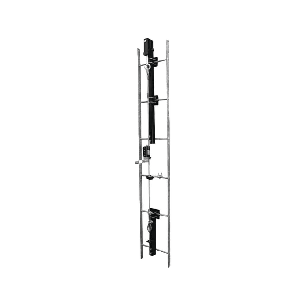 Sistema de Línea de Vida para Instalación en Escalerilla. Hasta 50' (15m) de Altura.