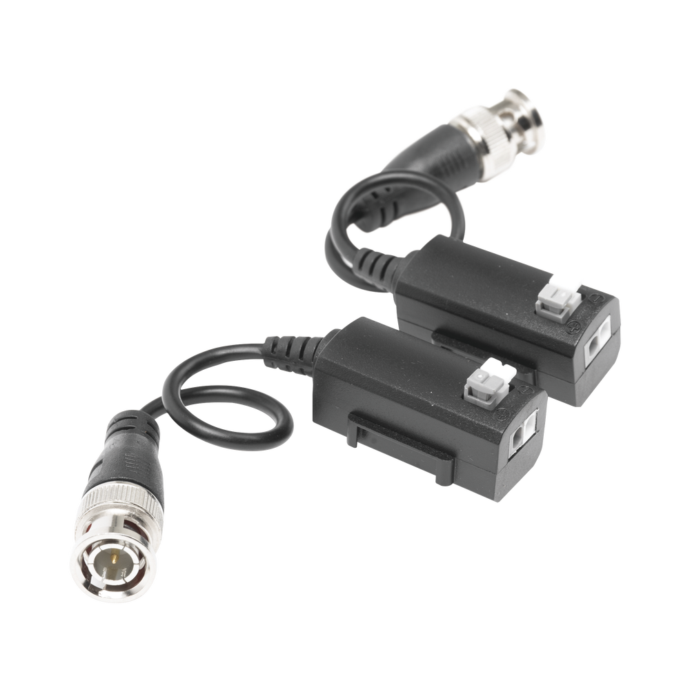 Kit de Transceptores (Baluns) Hasta 200m en 4K , TurboHD HD-TVI / HD-CVI / AHD / CVBS / COAXITRON / AUDIO POR COAXITRON / Menu OSD / Cable RF Blindado . Calidad PREMIUM