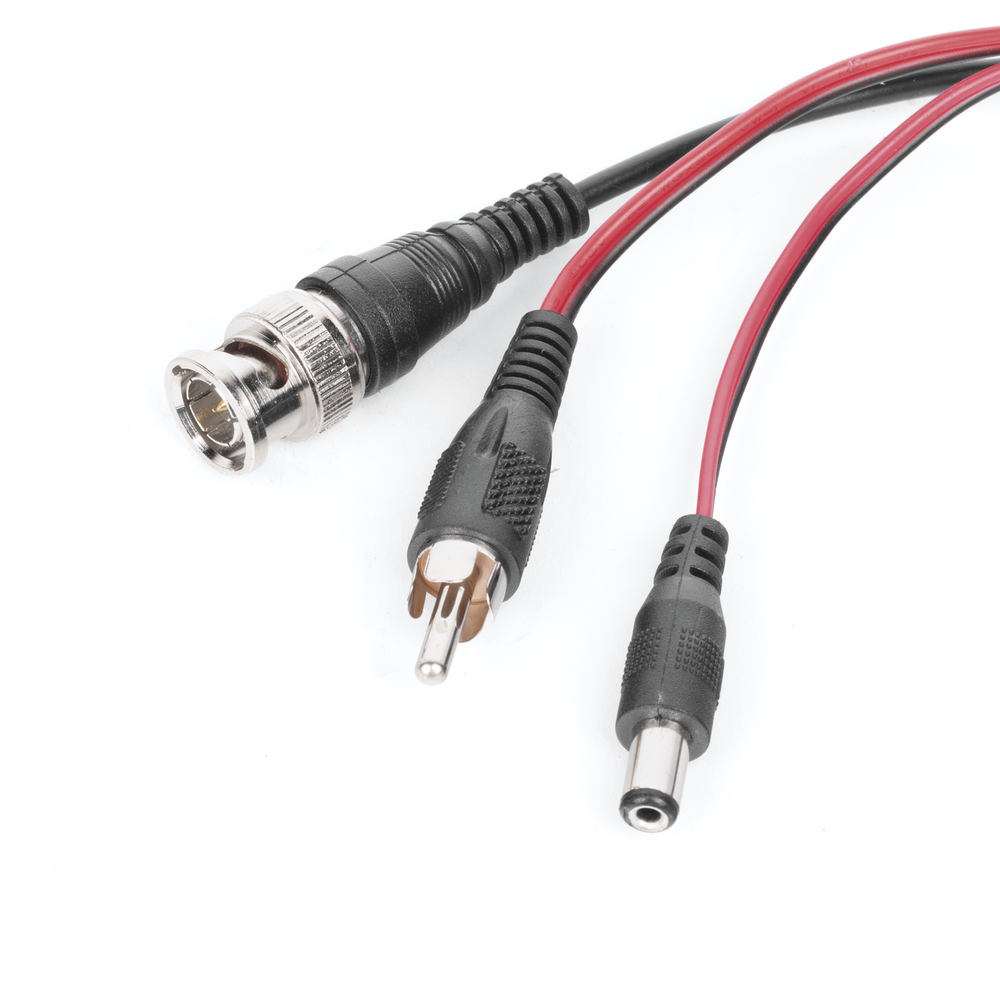 Active transceiver kit, sends 12V/24VDC/AC power, video and audio up to 150m in 4K for high definition video applications via Cat 5e/6 UTP.