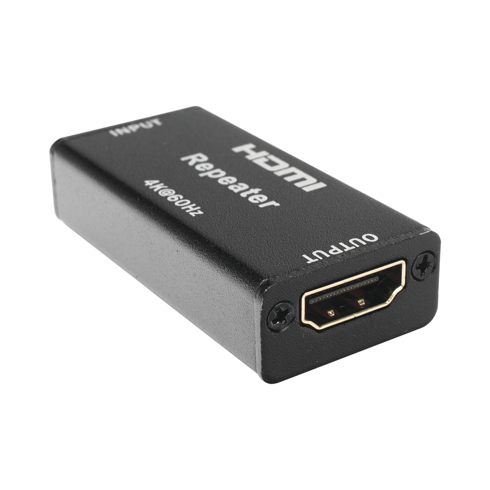 HDMI Adapter to Amplify or Repeat the signal from HDMI cables (Booster) at a distance of 40 meters / Supports 4K x 2K resolutions.