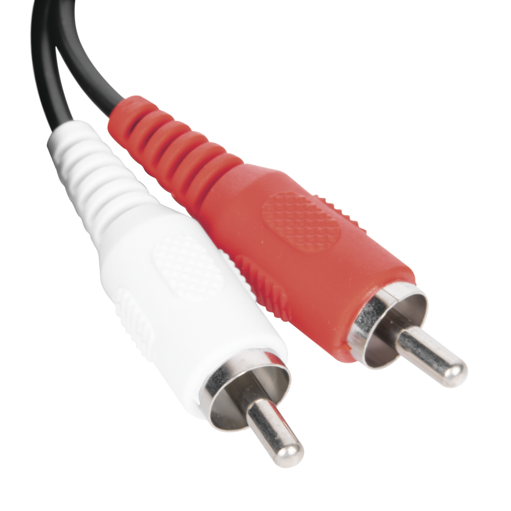 1 meter long RCA male to male cable, for audio and video applications optimized for HD
