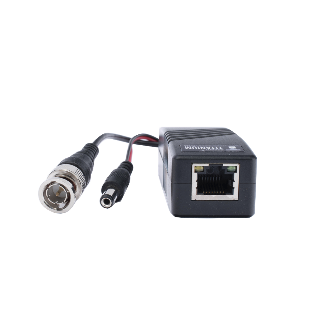 (TRANSCEPTOR) TRANSMISOR ACTIVO para Kits KITTT4PVTURBOX, KITTT8PVTURBOX, KITTT16PVTURBOX y KIT-TT16PVTURBOX-RX / Regula el voltaje de 36 VCD a 12VCD / HD-TVI/CVI/AHD/CVBS / Se instala del lado de la cámara.