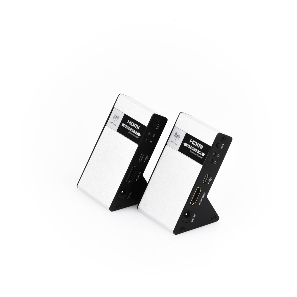 Kit EXTENSOR INALÁMBRICO HDMI 4k a 30 metros, CERO LATENCIA, 60G, libre de interferencias y seguridad estable.