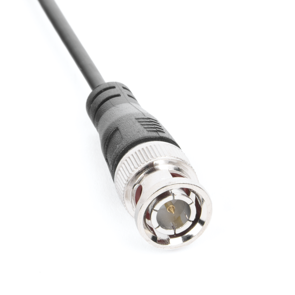Armored Coaxial Cable with BNC Connector (Video) / 2.2 m Length / Optimized for 4K Cameras / Indoor Use