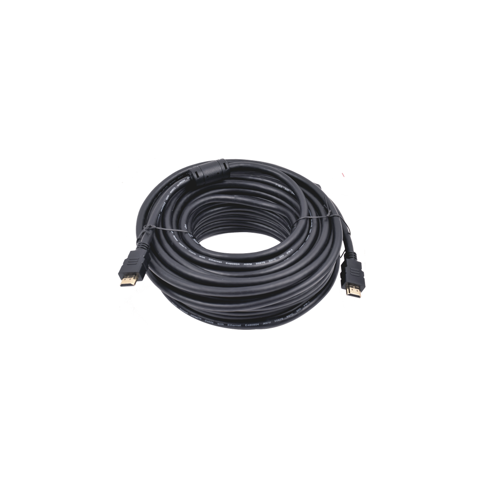 20 Meter HDMI Cable (High Speed) / 4K Resolution / Supports Audio Return Channel (ARC) / Supports 3D / Shielded to Reduce Interference / Gold Plated / High Strength and Durability.