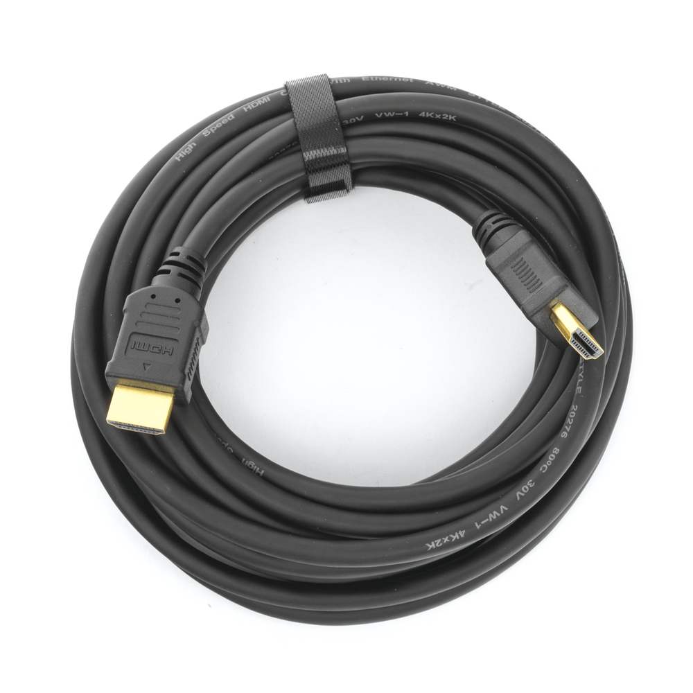 5 Meter HDMI Cable (High Speed) / 4K Resolution / Supports Audio Return Channel (ARC) / Supports 3D / Shielded to Reduce Interference / Gold Plated / High Strength and Durability.