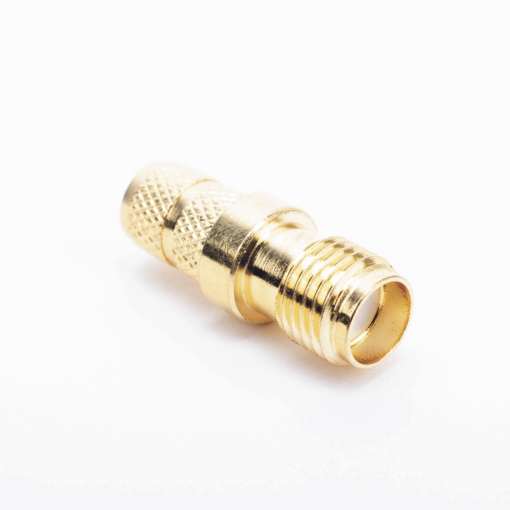 Reverse SMA Female Connector with Folding Ring for RG-8/X, 9258, LMR-240, LMR-240UF, LMR-LW240 Cable, Gold/Gold/Teflon.