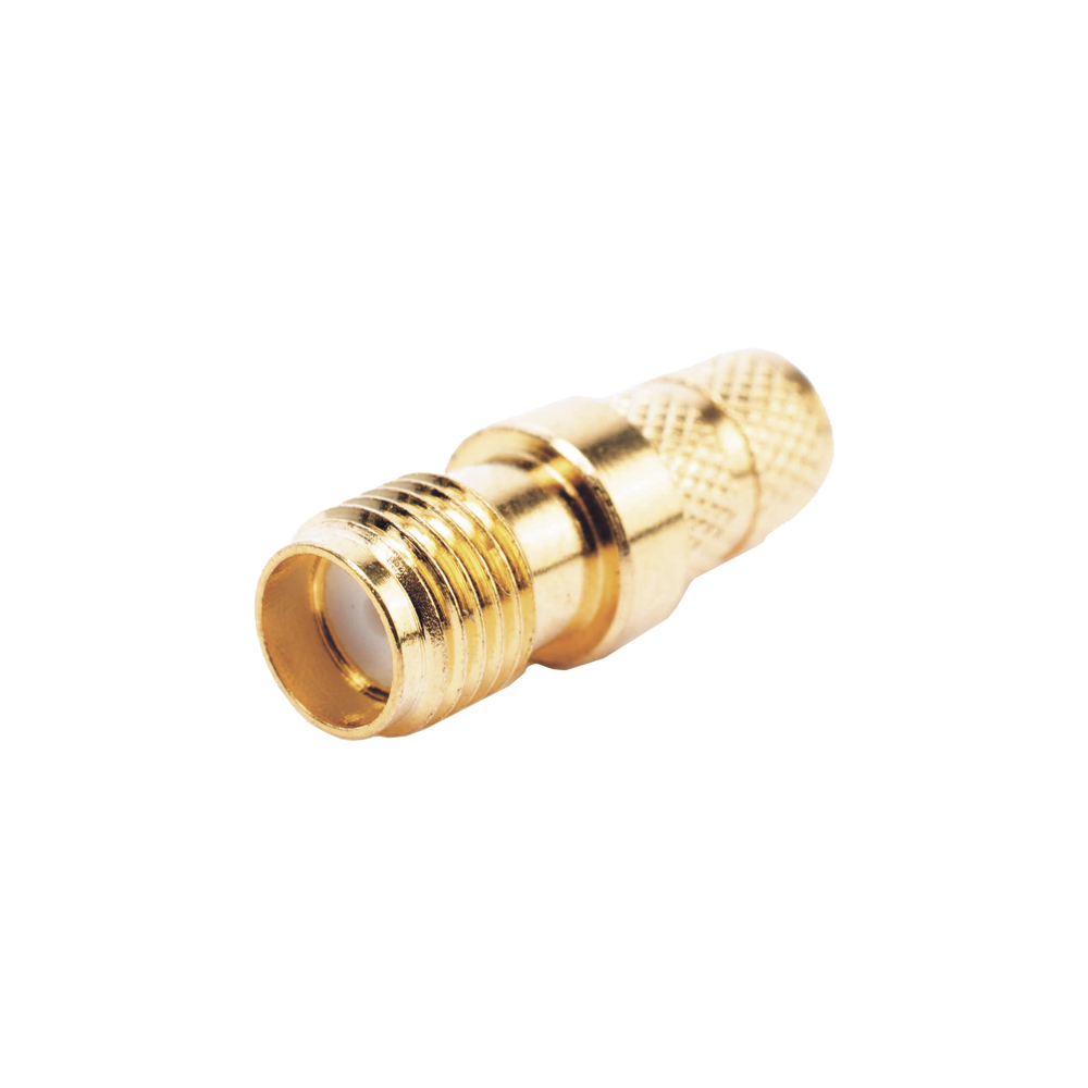 Conector SMA Hembra Inverso de Anillo Plegable para Cable RG-8/X, 9258, LMR-240, LMR-240UF, LMR-LW240, Oro/Oro/Teflón.