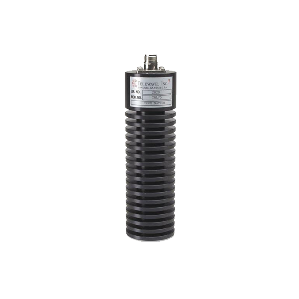 Carga Coaxial Terminal Seca de 50 Ohm, 0-2500 MHz, 75Watt, N Hembra.