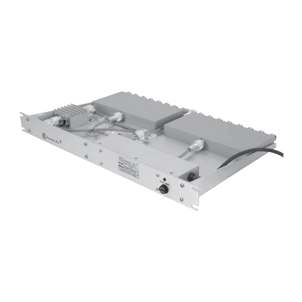Multiacoplador Compacto 50-512 MHz, 400 MHz de Ancho de Banda, 1 UR para 16 puertos.