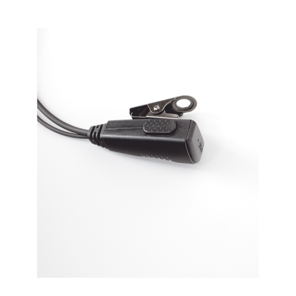 Lavalier Microphone with Adjustable Earhook. For HYT TC-500/ 508/ 518/ 580/ 600/ 610/ 700 PD506, Motorola GP300/ SP-50/ P1225/ PRO3150/ MAG ONE/ EP150/350/ EP450/ DEP450/ DTR620 /RVA50/VLR150