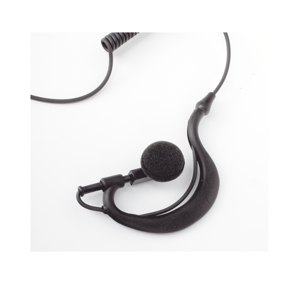 Lavalier Microphone with Adjustable Earhook. For HYT TC-500/ 508/ 518/ 580/ 600/ 610/ 700 PD506, Motorola GP300/ SP-50/ P1225/ PRO3150/ MAG ONE/ EP150/350/ EP450/ DEP450/ DTR620 /RVA50/VLR150