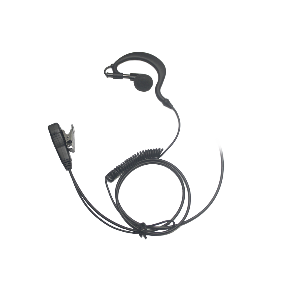 Micrófono de Solapa con Audífono Ajustable al oído. para radios Motorola GP900, HT1000, XTS2000/ 2250/ 2500/ 3000/ 3500/ XTS5000 / 5300