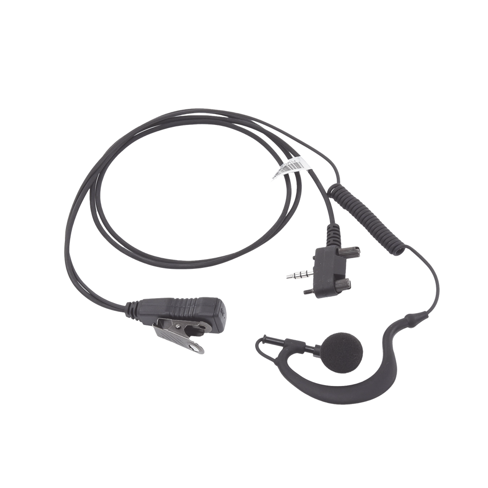 Micrófono de solapa con audífono ajustable al oído para VERTEX VX-160/ VX-231/ VX- 180/ VX-210/ VX-400