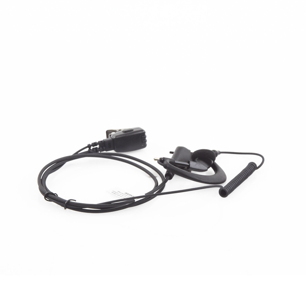Micrófono de solapa con auriculares de gancho en forma de G para VERTEX VX160/231/180/210/400