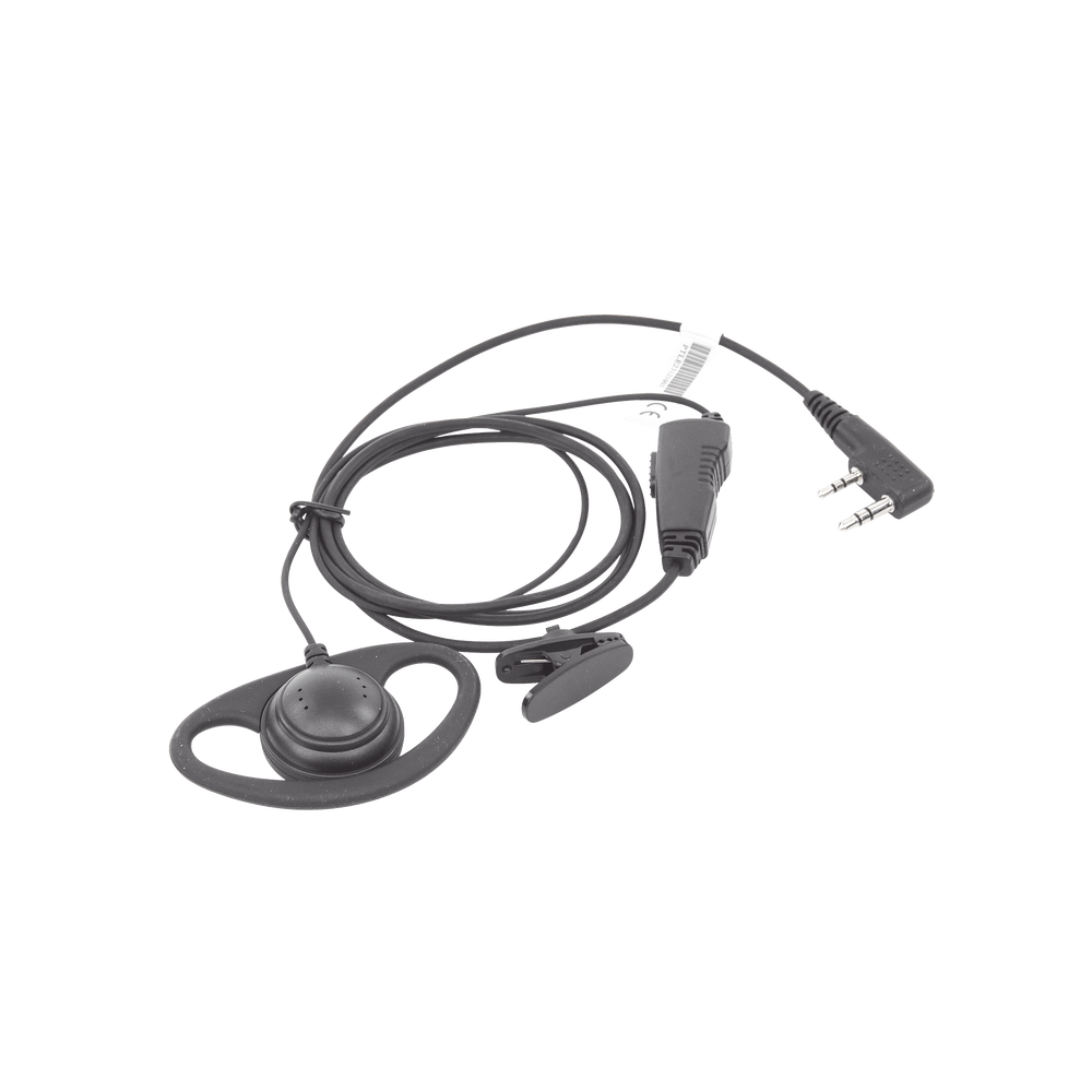 Micrófono de solapa con gancho auricular en forma de D para radios KENWOOD TK3230/3000/3402/3312/3360/3170,NX240/340/220/320/420