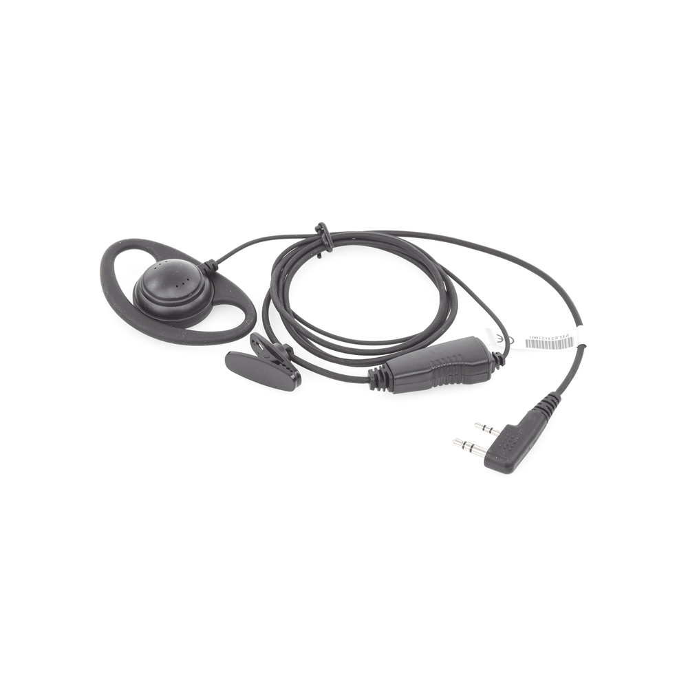 Micrófono de solapa con gancho auricular en forma de D para radios KENWOOD TK3230/3000/3402/3312/3360/3170,NX240/340/220/320/420