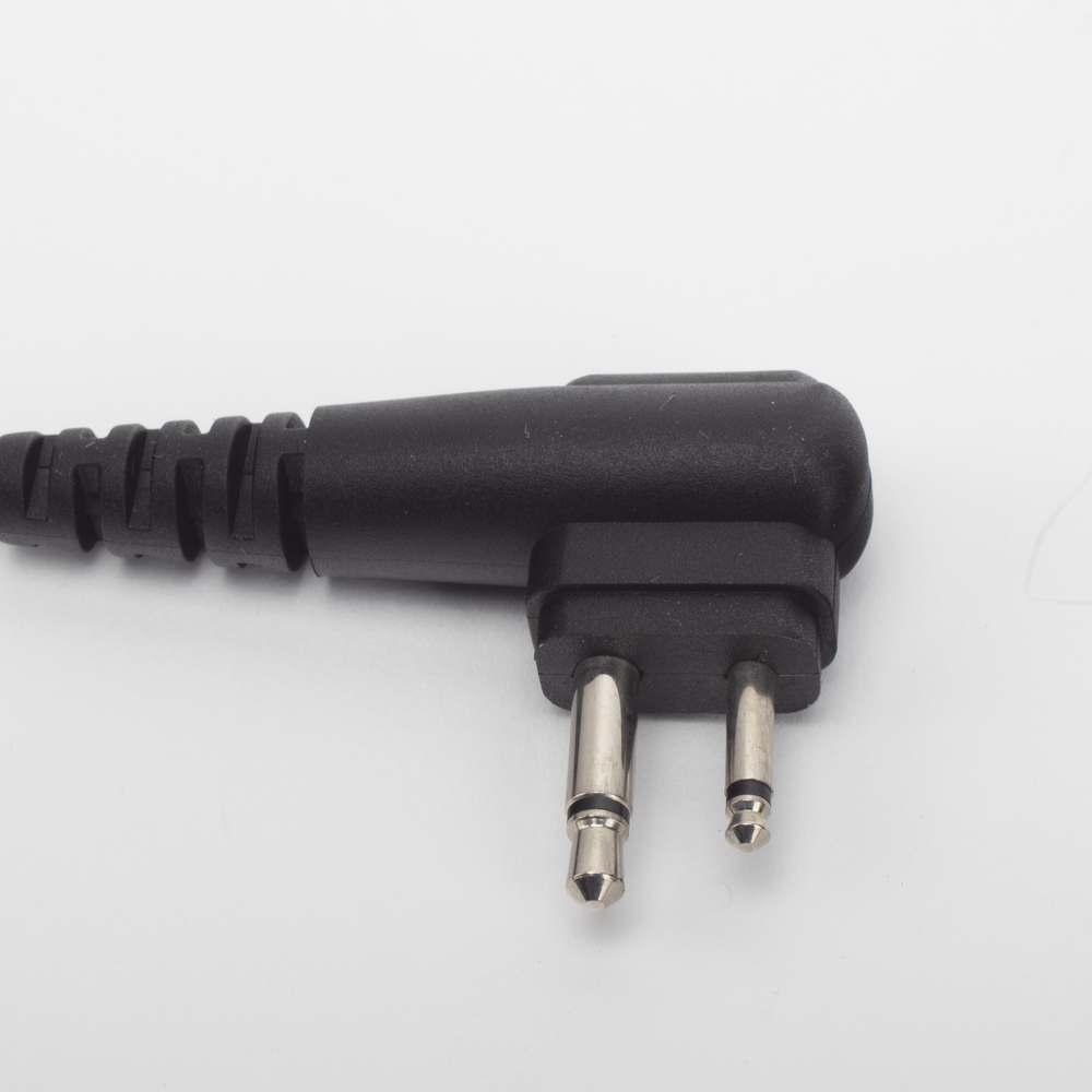 D-shaped earhook lapel microphone for Motorola GP300/SP50/P1225/PRO315/MAGONE/EP450/EP350 radios