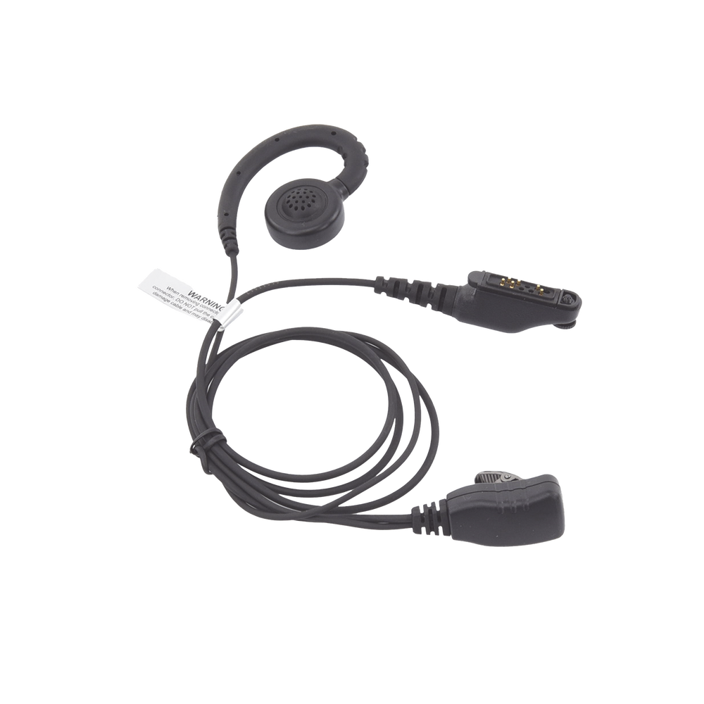 Adjustable ear-worn lavalier microphone for ICOM IC-F50/ 60/ 50V/ 60V/ 3161/ 4161 radios