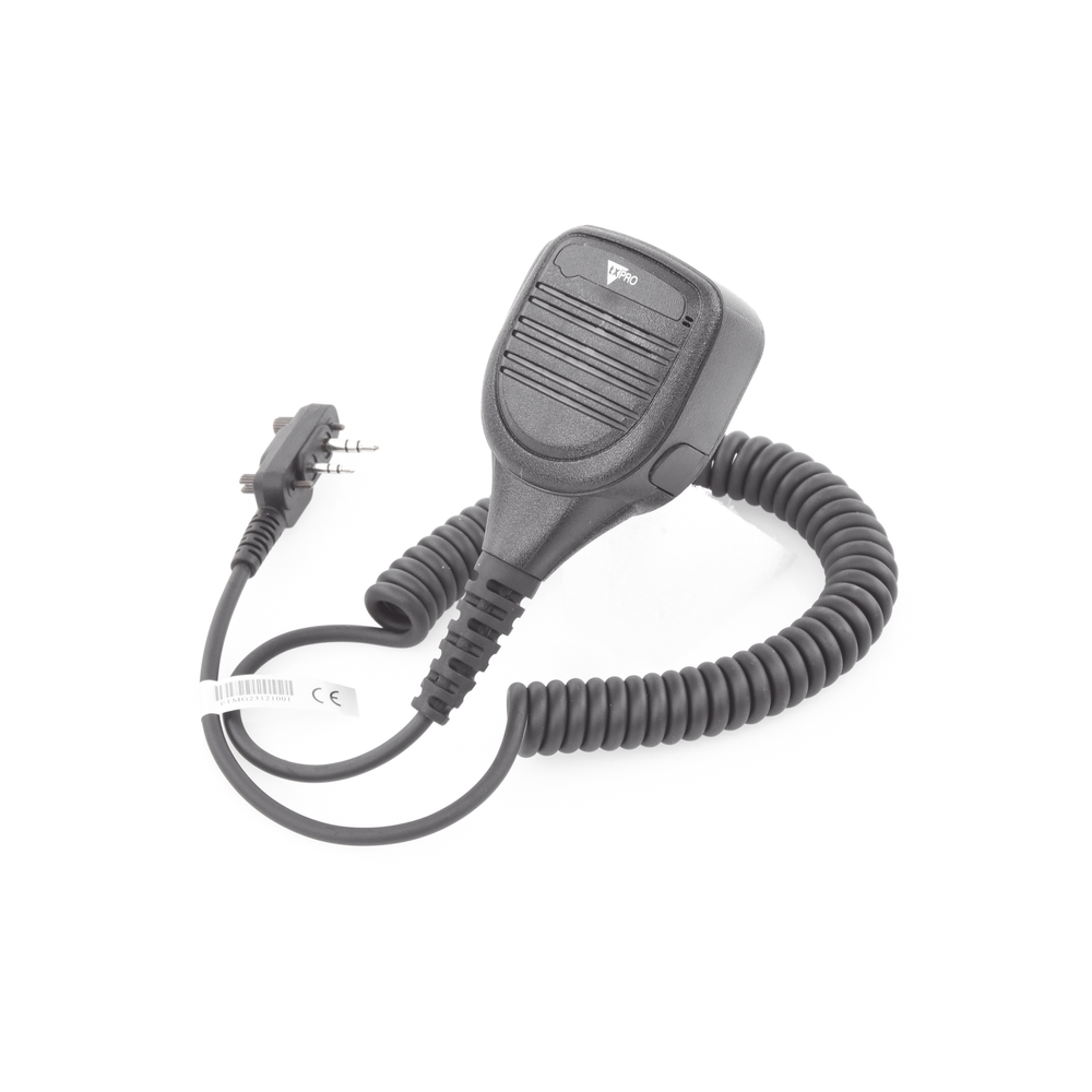 Weatherproof microphone-speaker for ICOM IC-F11/ 14/ 3021/ 3013/ 3103/ 3003, IC-F1000/2000. Attaches to the equipment with screws.