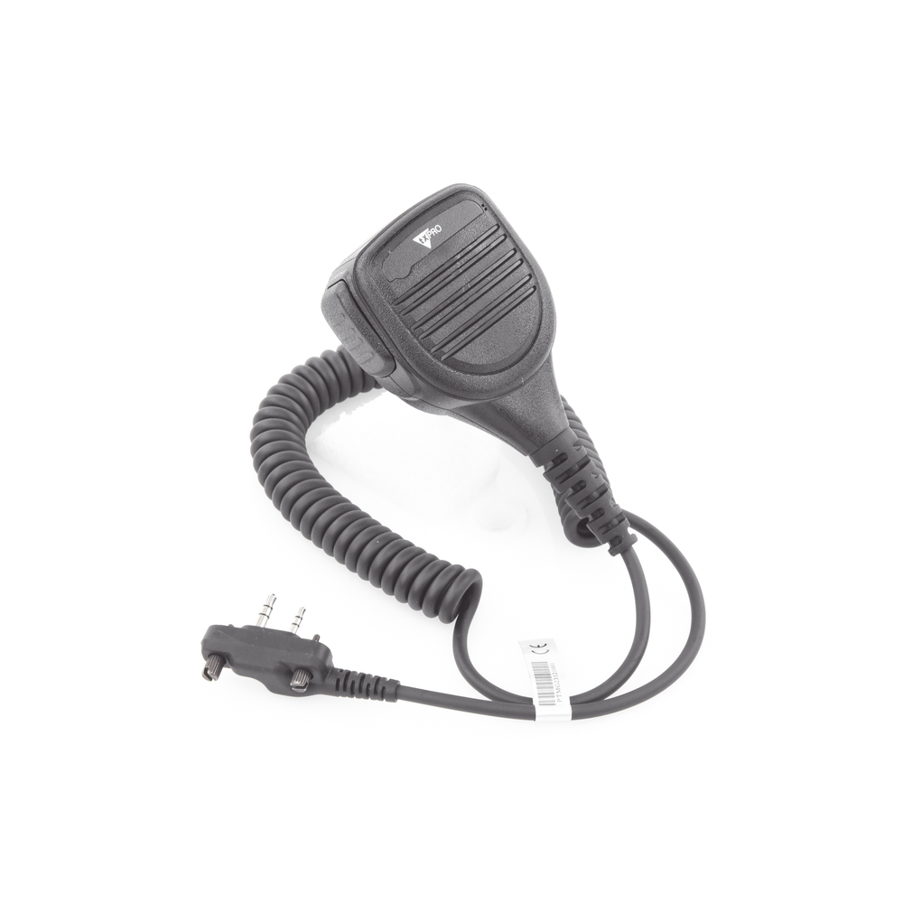 Weatherproof microphone-speaker for ICOM IC-F11/ 14/ 3021/ 3013/ 3103/ 3003, IC-F1000/2000. Attaches to the equipment with screws.