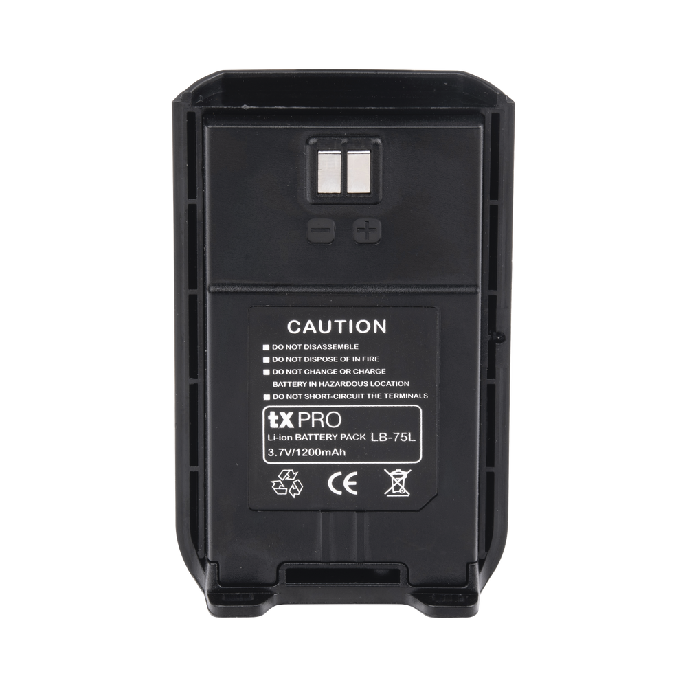 1200 mAh Li-Ion battery for TX320 radios