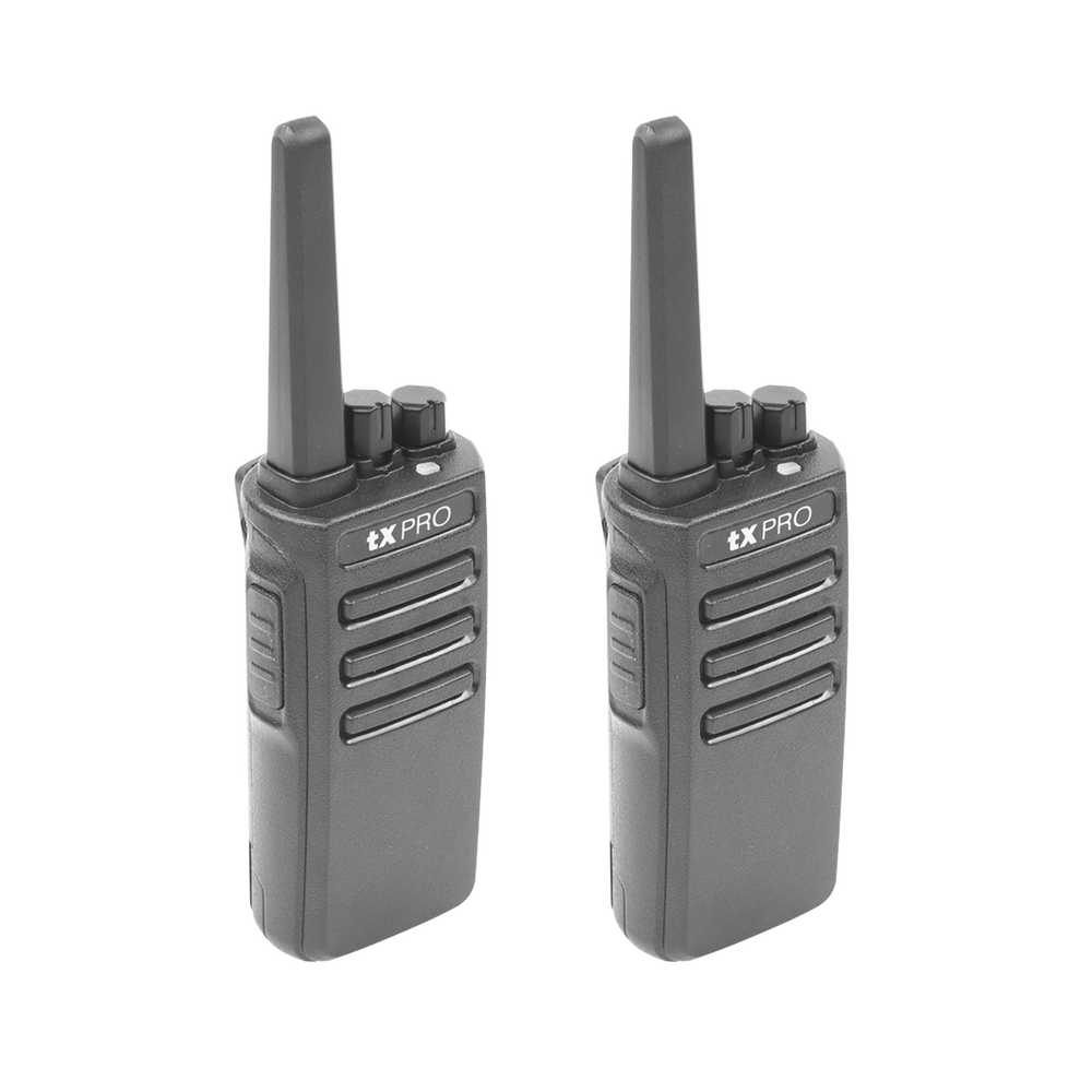 Duo de Radios Portatiles VHF, 5W de Potencia, Scrambler de Voz, Alta Cobertura, 136-174 MHZ