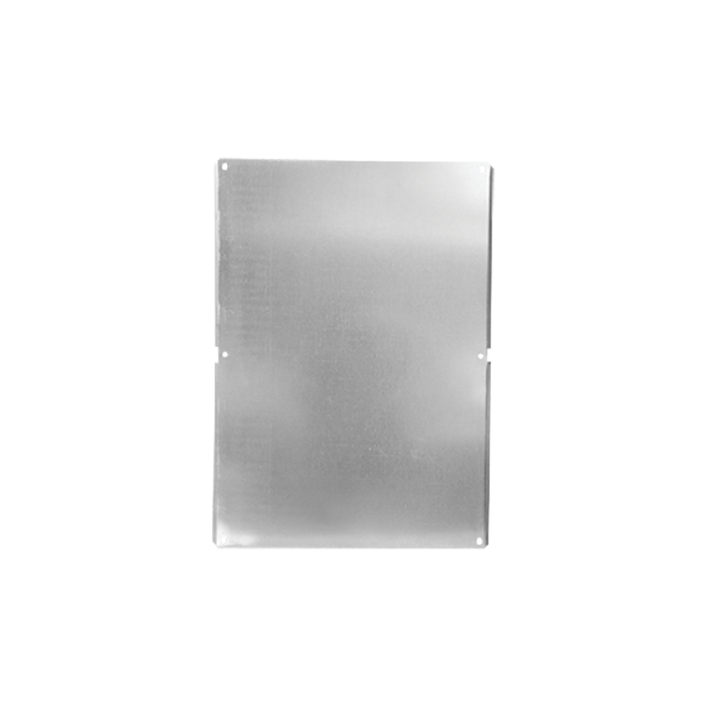 Panel Metálico Galvanizado para Gabinete TXG-5070. Se puede usar como panel genérico para armado de sistemas electrónicos.