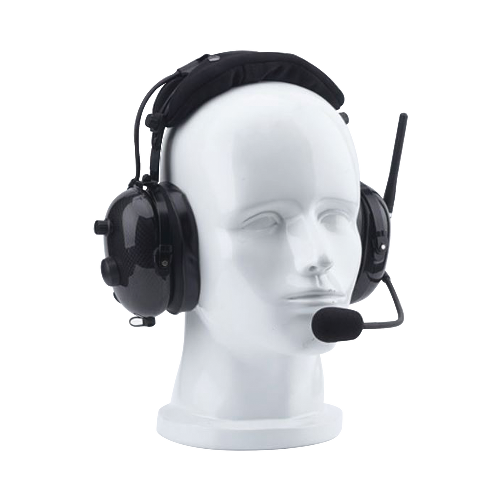 28dB Noise Cancelling Headset, Built-in Two-Way Radio, UHF, 400-480MHz