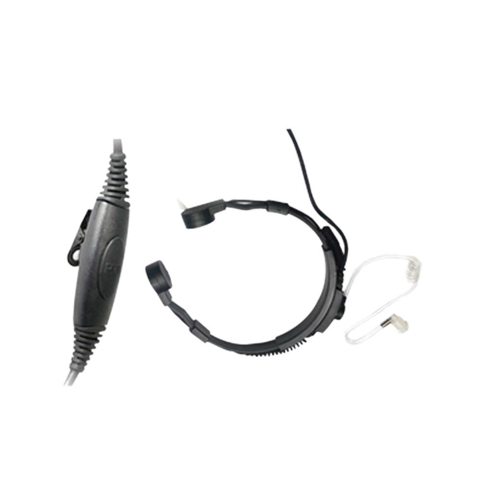 Micrófono de garganta uso rudo para radios Motorola XIR P6600/6620,XIR P8668/8660/8620/8600, XPR 3300/3500/DEP 550/570; DGP 5050/5550/8050/8550