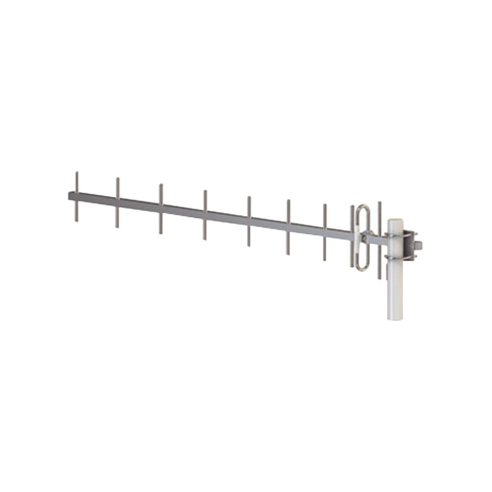 Outdoor Yagi antenna for 14 elements, frequency 824-896 MHz, gain 16 dBi, N-female connector.