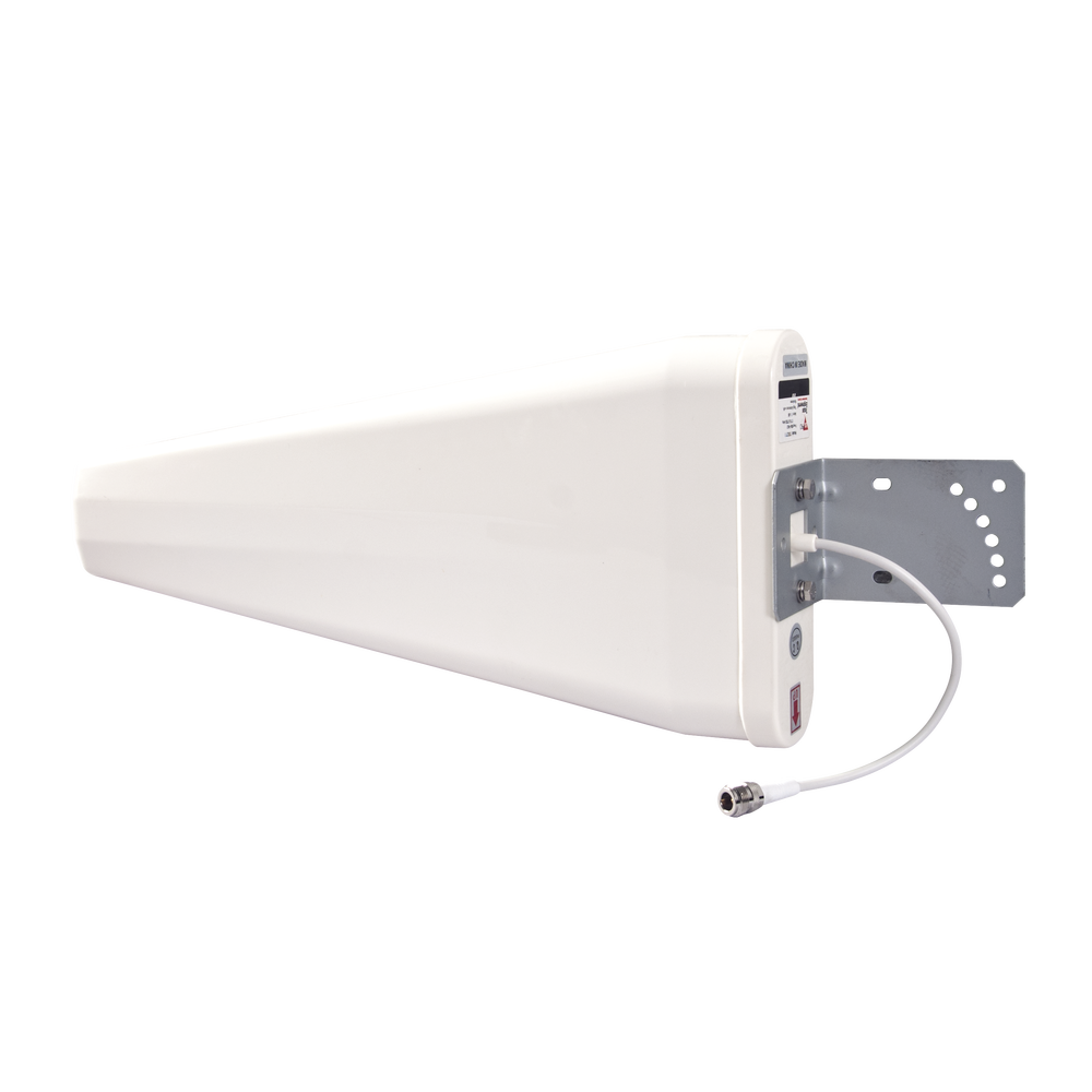 Antena logarítmica de banda ancha para exterior, ganancia de 11 dBi, conecto N-hembra, rango de frecuencia (806-960 / 1710-2700 MHz)