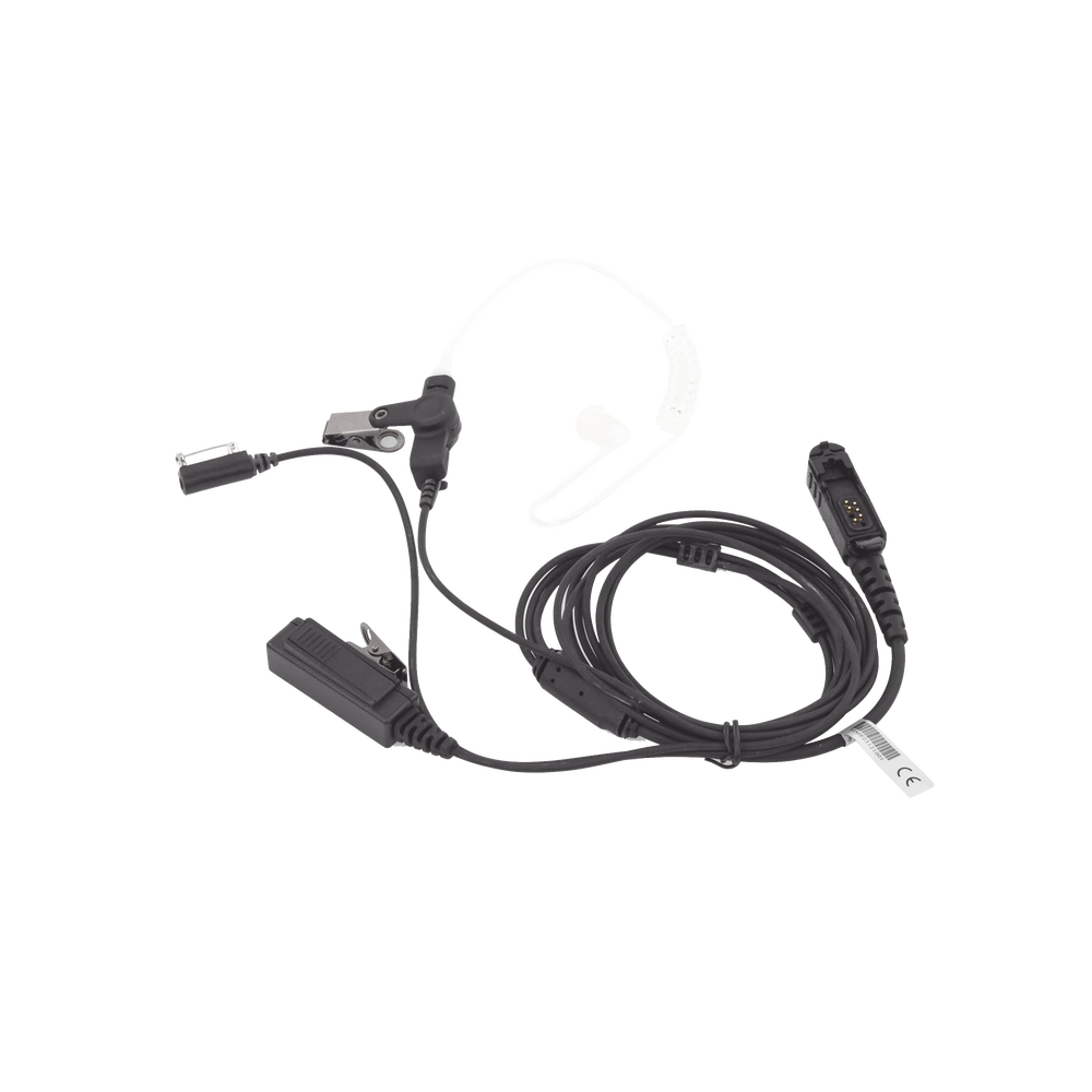 Micrófono de solapa de 3 hilos para MOTOROLA MOTOTRBO SLIM DP2400/2600, XPR3300/3500, DP3441, XiR P6600/P6620/E8608/E8600, DEP550/570, DGP8050 ELITE, XiR E8600/E8606, TETRA:MTP3100/3250.
