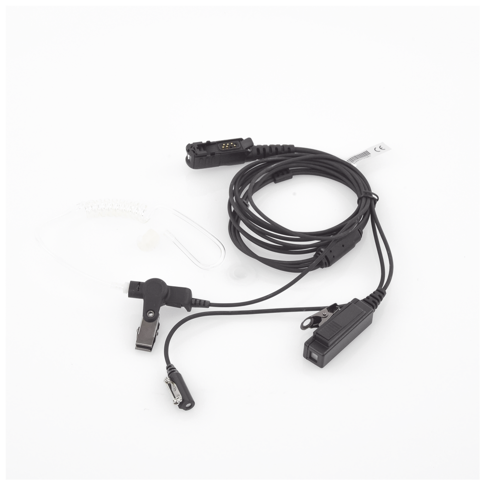 3-wire lavalier microphone for MOTOROLA MOTOTRBO SLIM DP2400/2600, XPR3300/3500, DP3441, XiR P6600/P6620/E8608/E8600, DEP550/570, DGP8050 ELITE, XiR E8600/E8606, TETRA:MTP3100/3250.