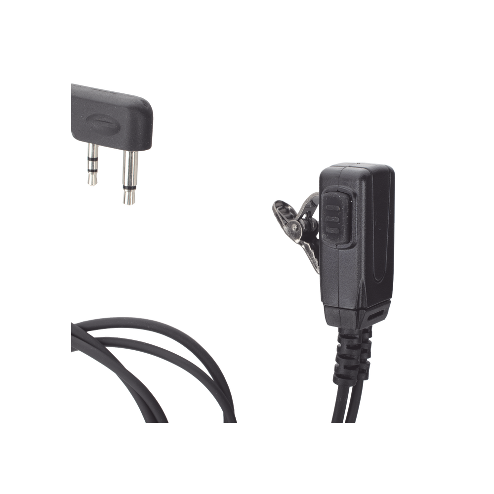 Lavalier microphone with transparent acoustic tube for ICOM IC-F11/ 14/ 3021/ 3013/ 3103/ 3003/ 1100D/2100D