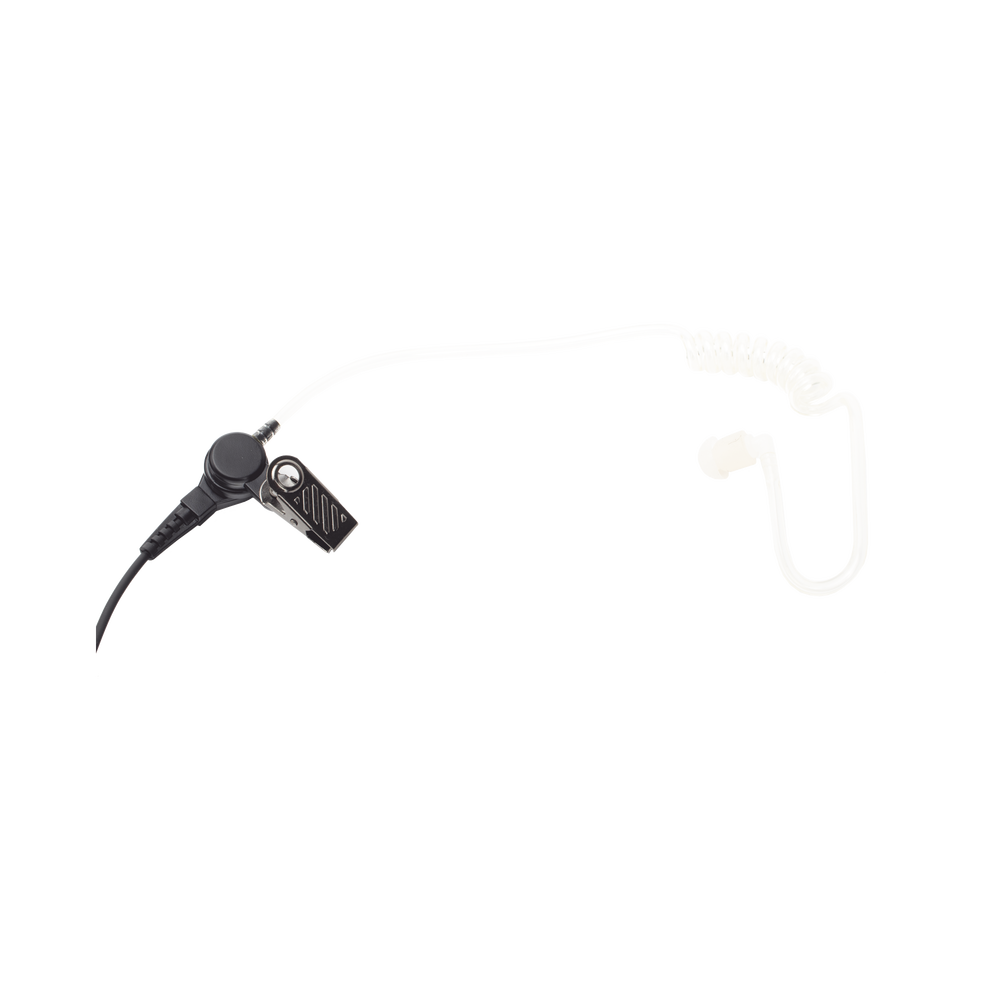 Lavalier microphone with transparent acoustic tube for ICOM IC-F11/ 14/ 3021/ 3013/ 3103/ 3003/ 1100D/2100D