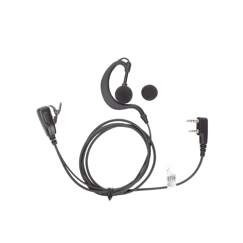 Micrófono - audífono de solapa ajustable al oído para KENWOOD TK3230/ 3000/ 3402/ 3312/ 3360/ 3170, NX240/ 340/ 220/ 320/ 420