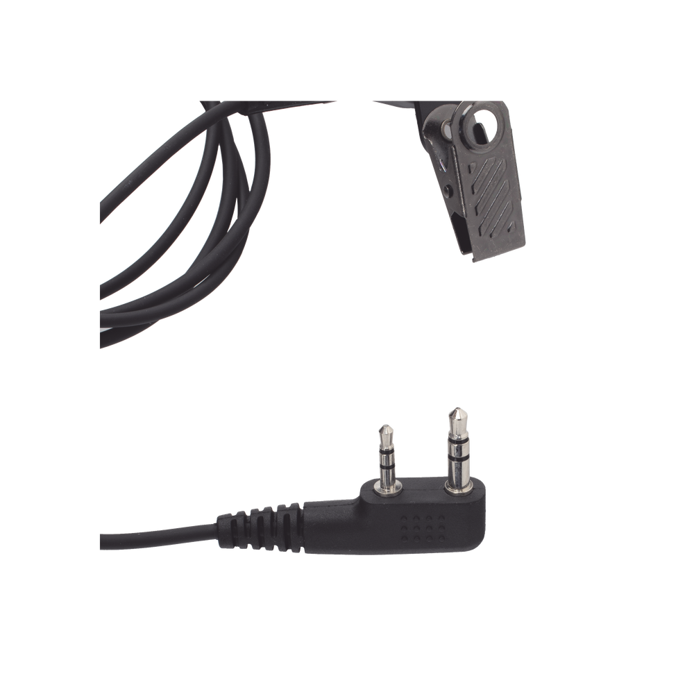 Microphone - Lapel Headset with Transparent Acoustic Tube for KENWOOD TK3230/3000/3402/3312/3360/3170,NX240/340/220/320/420 with PU Acoustic Tube (Medical Grade)