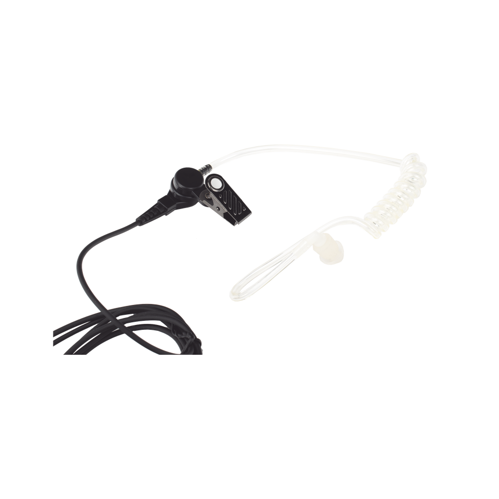 Microphone - Lapel Headset with Transparent Acoustic Tube for KENWOOD TK3230/3000/3402/3312/3360/3170,NX240/340/220/320/420 with PU Acoustic Tube (Medical Grade)