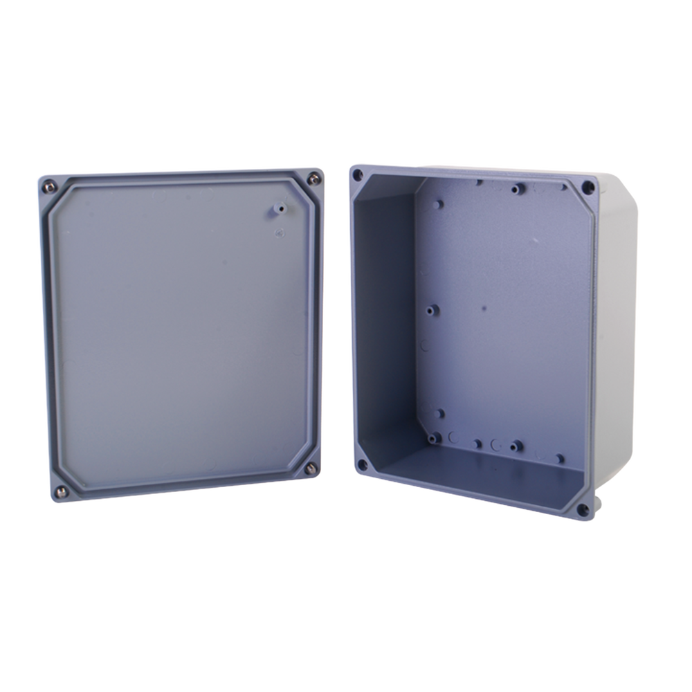 Gabinete de Aluminio para Exterior (IP66) de 252 x 215 x 91 mm Cierre por Tornillos.