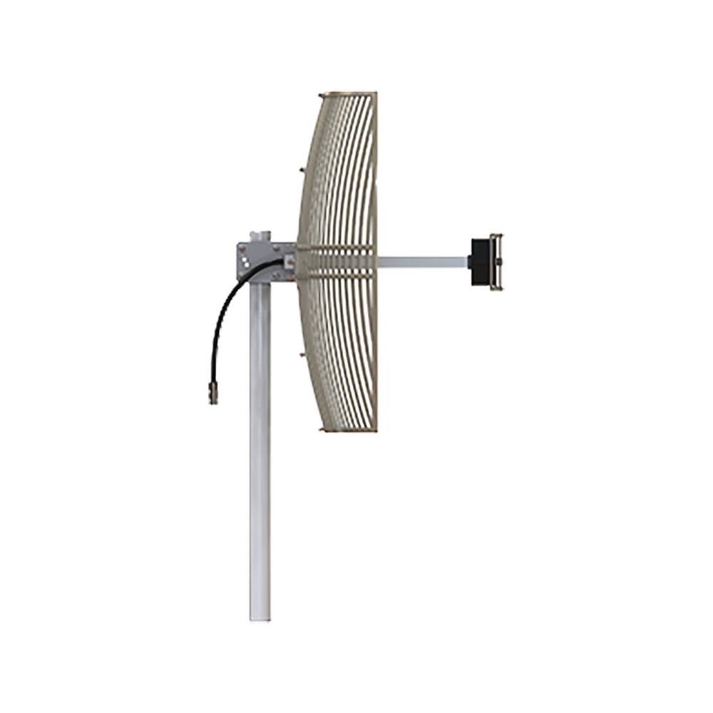 Directional Grid Antenna, Gain 24 dBi, Dimensions (90 x 60 x 38 cm), frequency range (2300-2500 MHz).