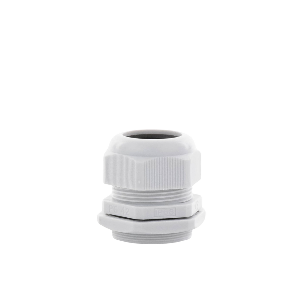 Conector Plástico Tipo Glándula para Cable de 30 a 38 mm de Diámetro.