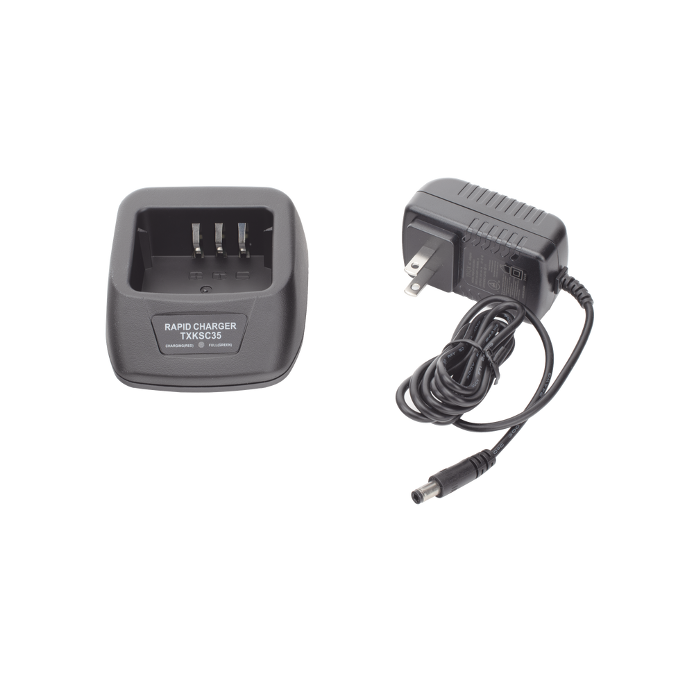 Desktop rapid charger for KNB45L, KNB63L and KNB-65L batteries for NX240/ NX340/ TKD240/ TKD340 radios