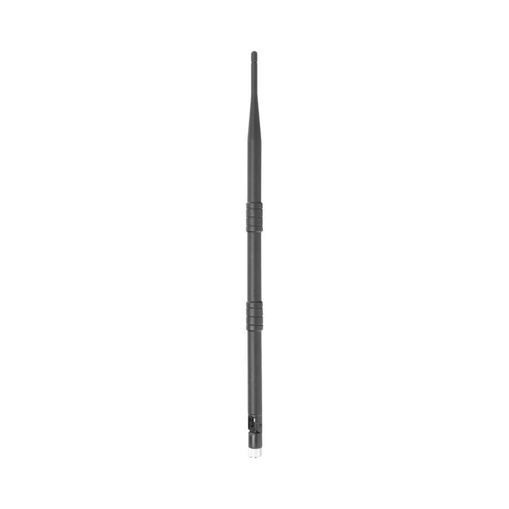 Omnidirectional antenna, 2.4 - 2.5 GHz, 9 dBi. Dimensions 38.4 cm, ideal for routers or access points.