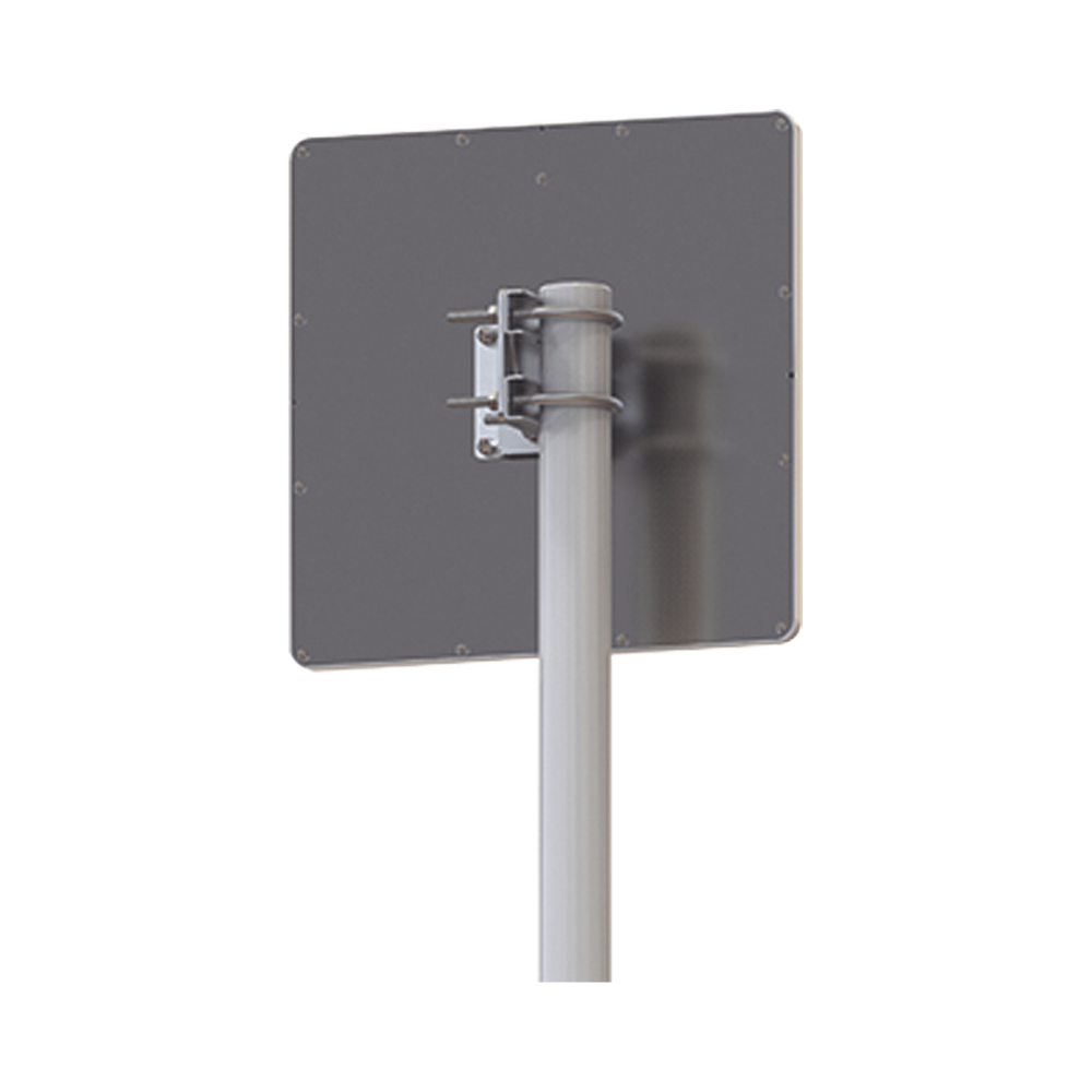 2400 MHz Panel Type Antenna, H/V Opening (18º), 20 dBi Gain, Dimensions 30 x 30 x 4.5 cm, N-Female Connector, For Outdoor Use