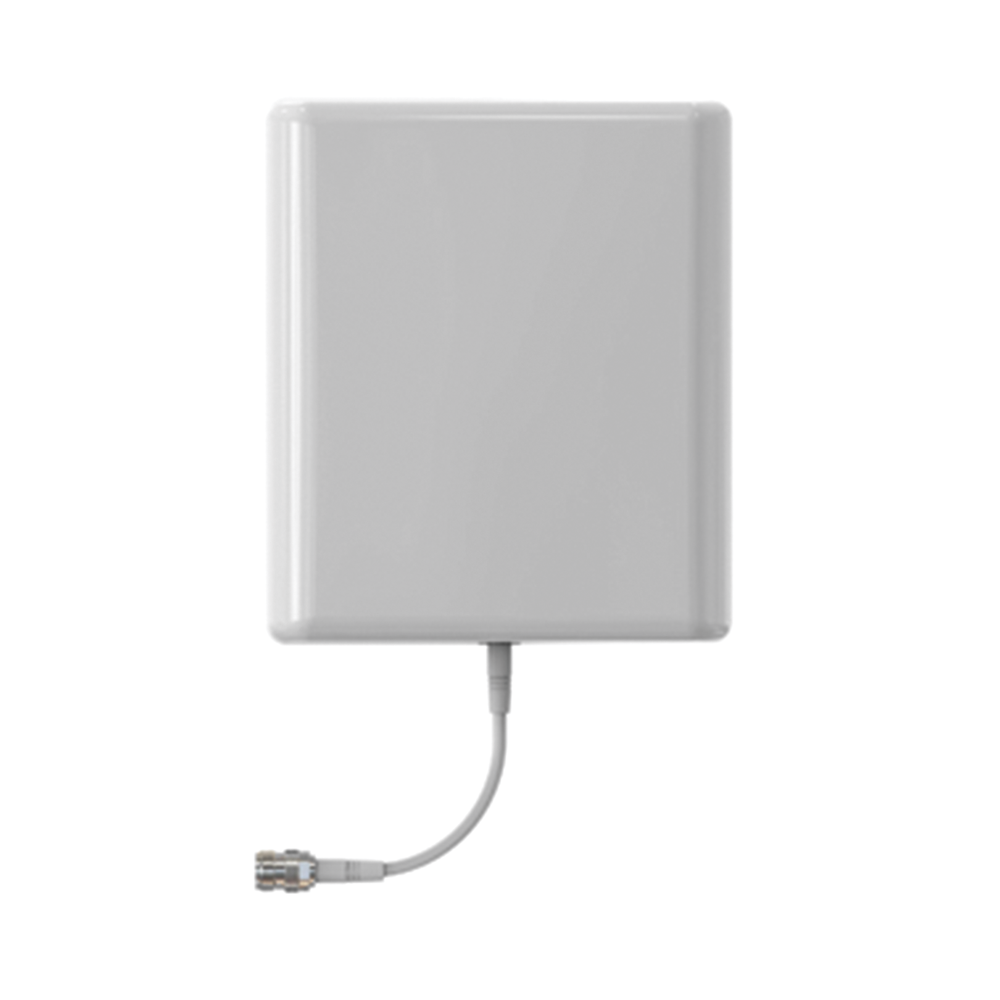 Directional Panel Antenna for indoor or outdoor use, 806-960 / 1710-2500 MHz, 8dBi, with N-Female connector, includes wall mount