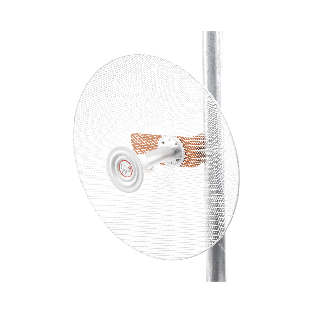 High wind resistance directional antenna, 30 dBi gain, frequency (4.9 - 6.5 GHz), dual polarization, includes tower or mast mount